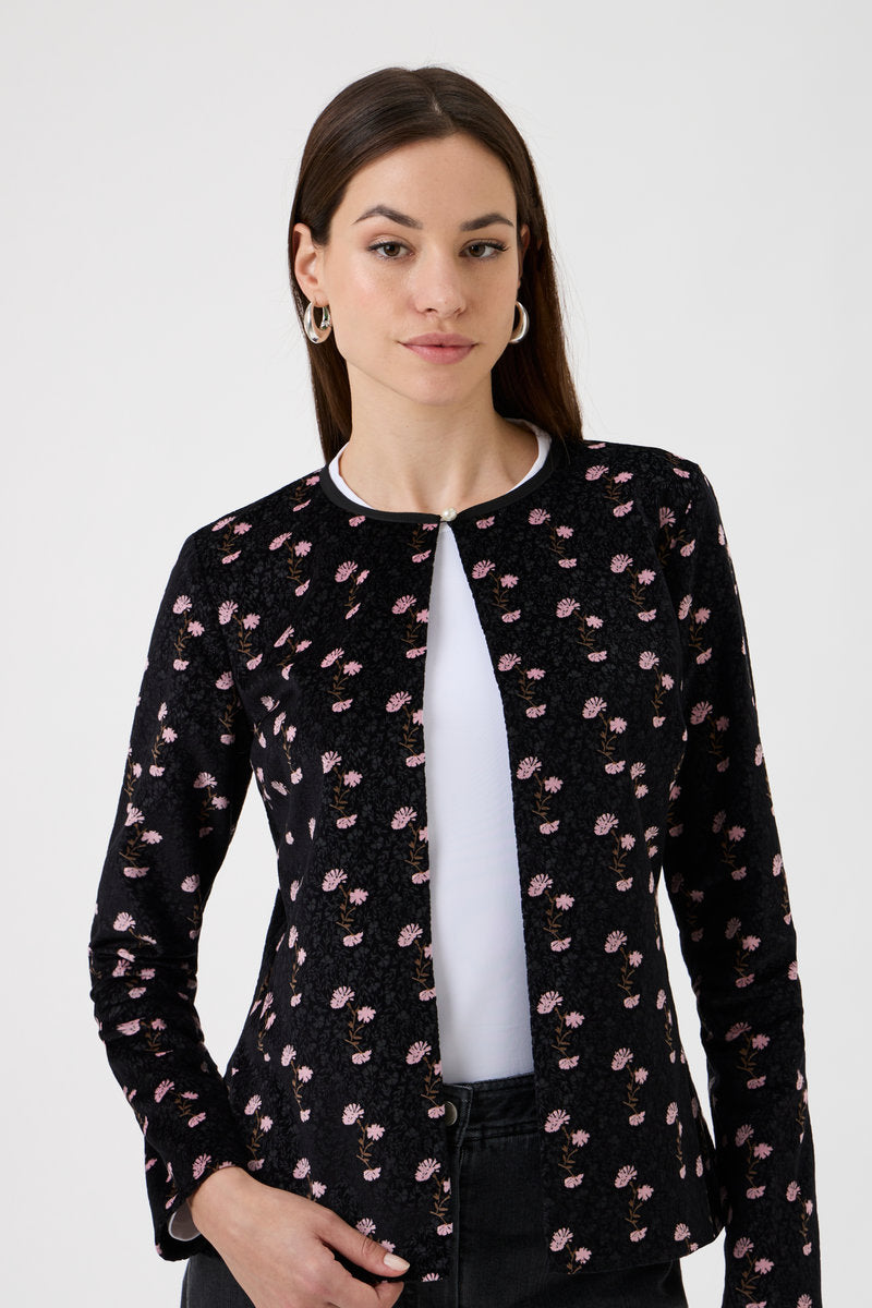 Bouse Jacket in Velvet - 2240 Fiori