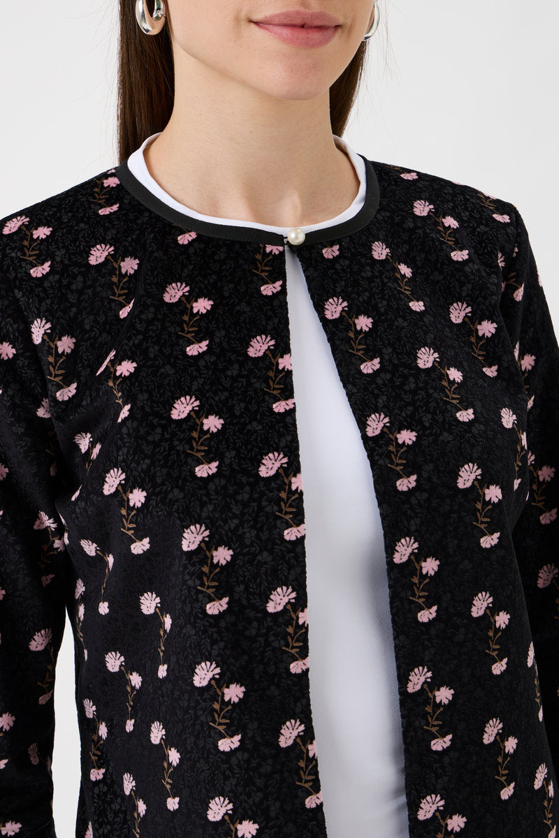Bouse Jacket in Velvet - 2240 Fiori