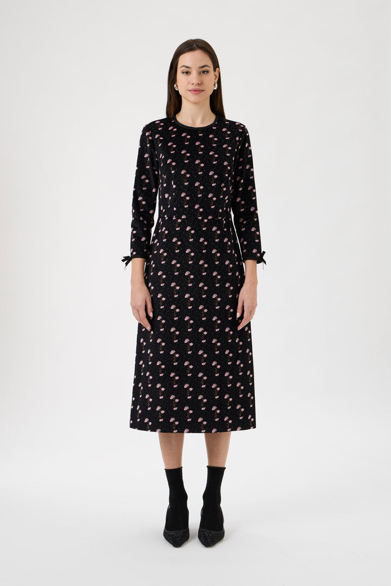 A-line Dress - 9442 Fiori