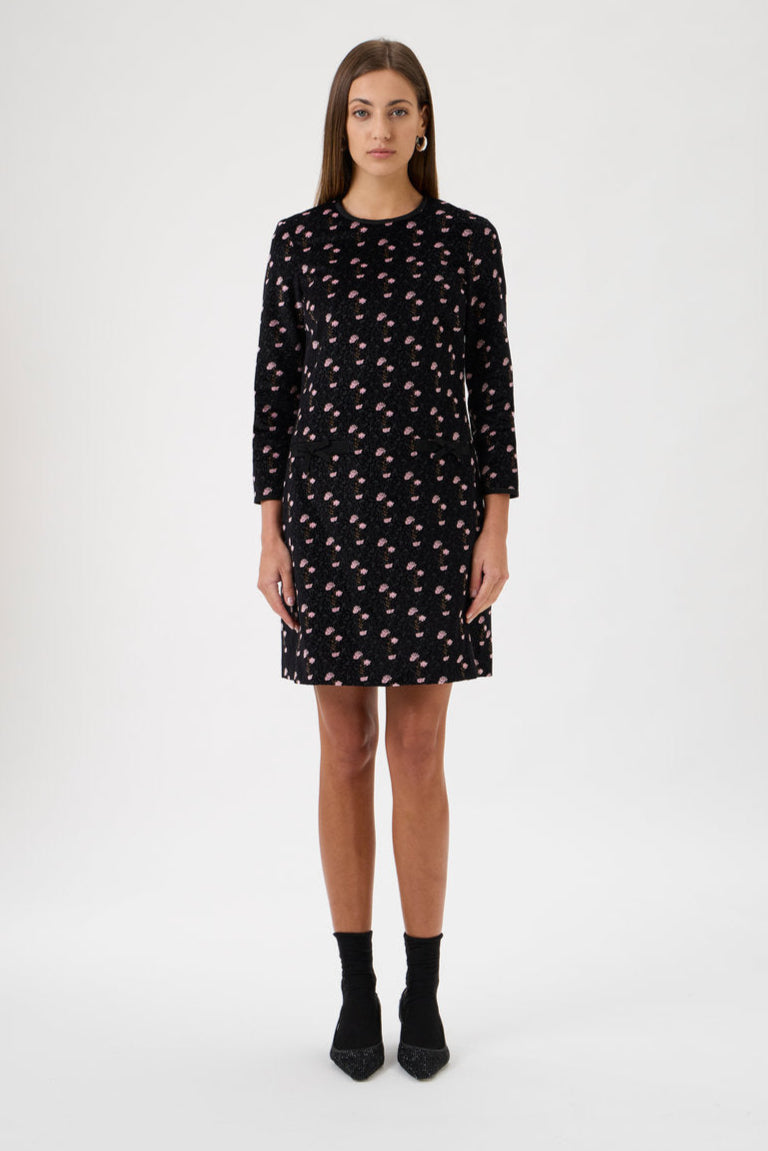 Dress A-line Short - 9501 Fiori