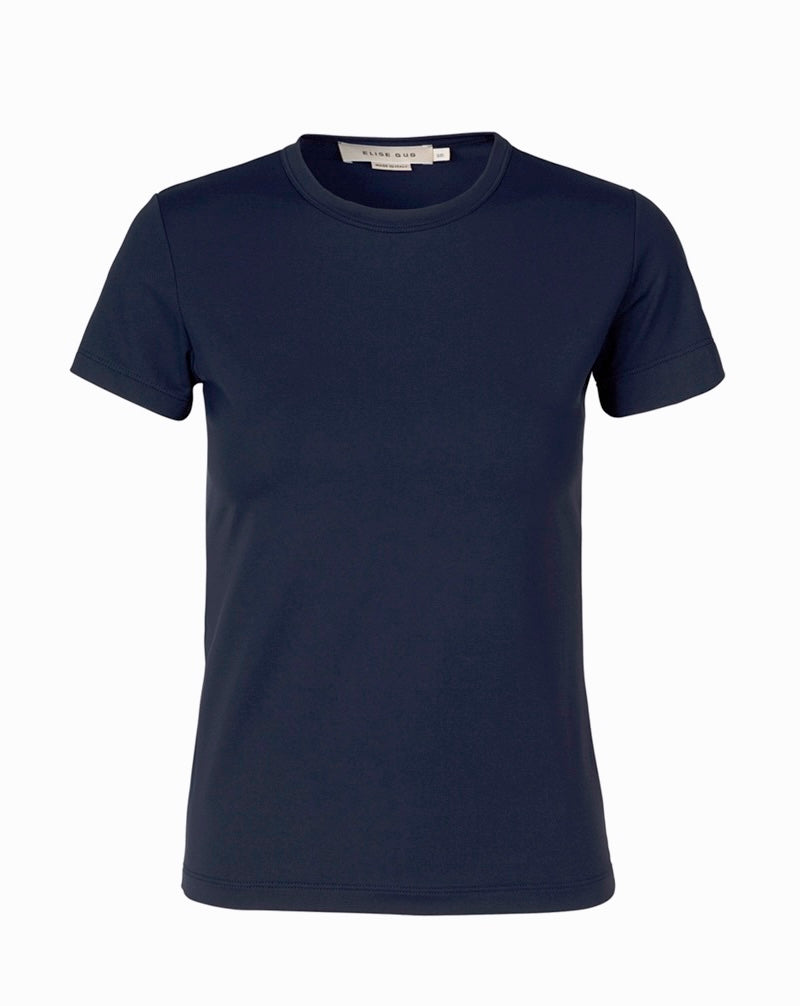 Short Sleeved Fitted T-shirt In Nilo - 1002 Black