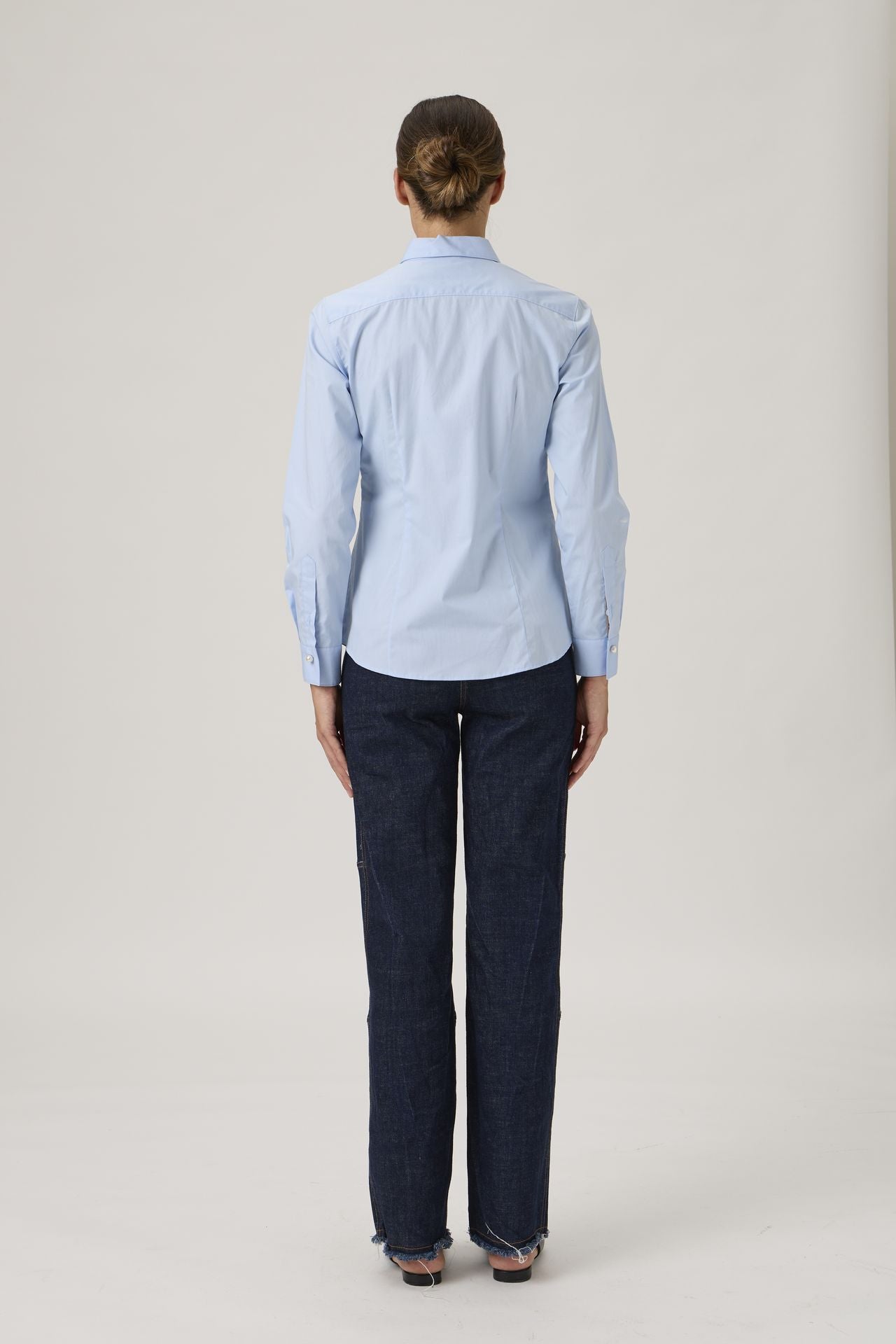 Classic shirt with pockets - Azurro