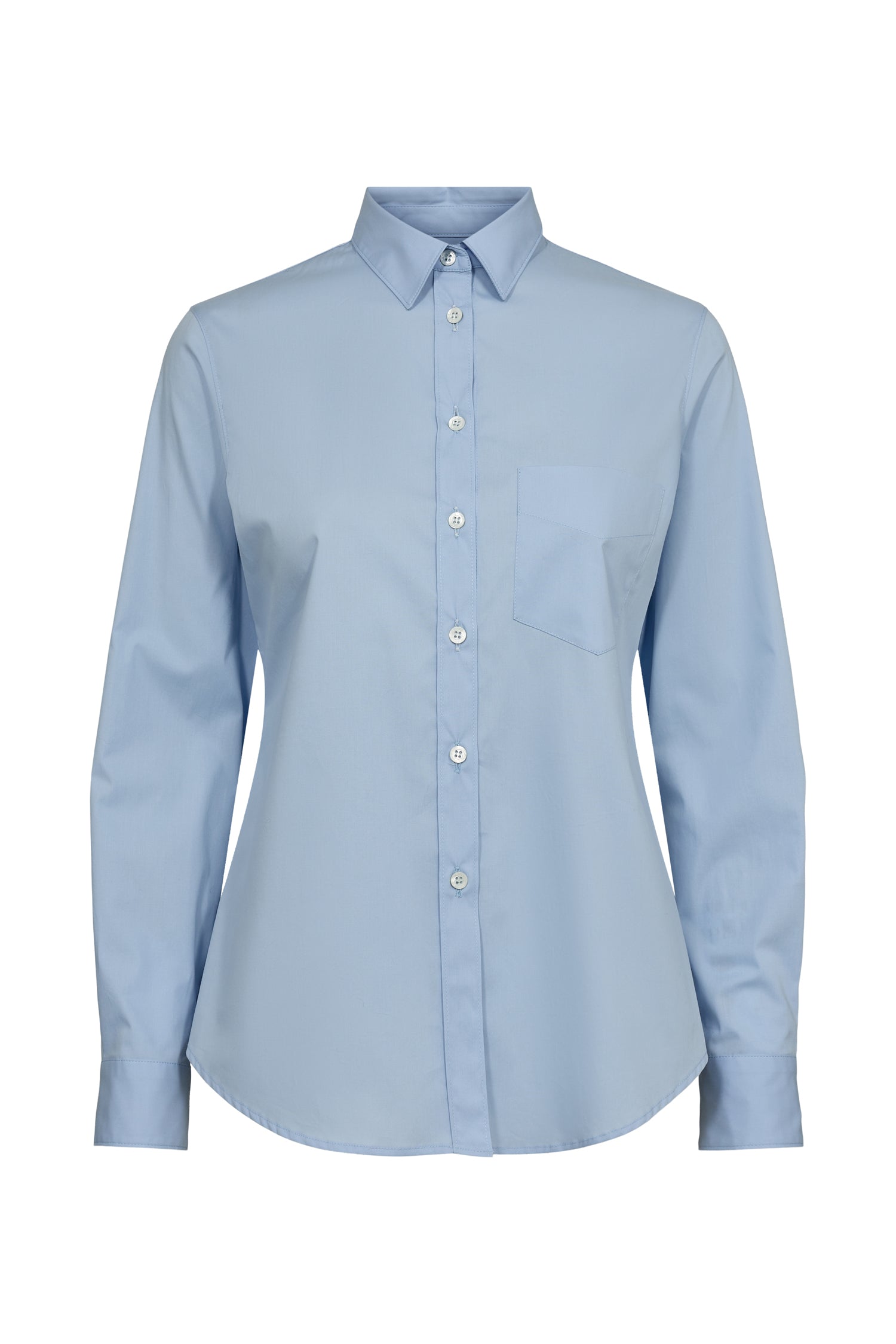 Classic shirt with pockets - Azurro