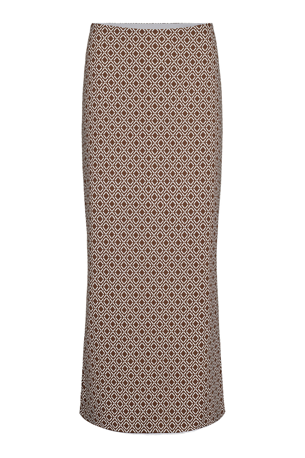 Midi Skirt with Slits – Nilo 3326-M PRINT NOCCIOLA