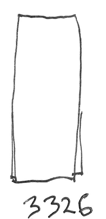 Refined Knee-Length Skirt with Subtle Slit - Peanut