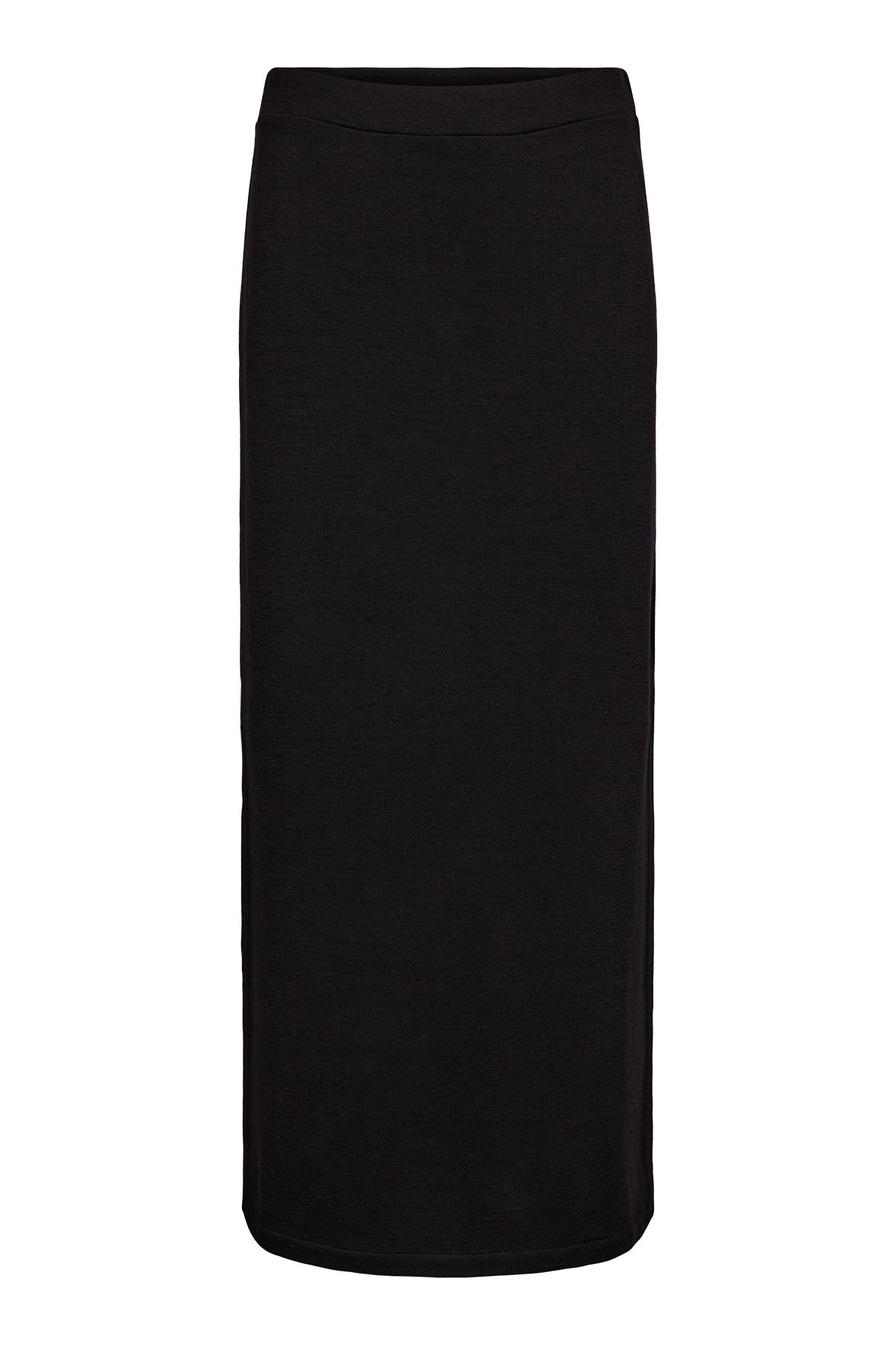 Skirt Long With Slits - 3357 Black