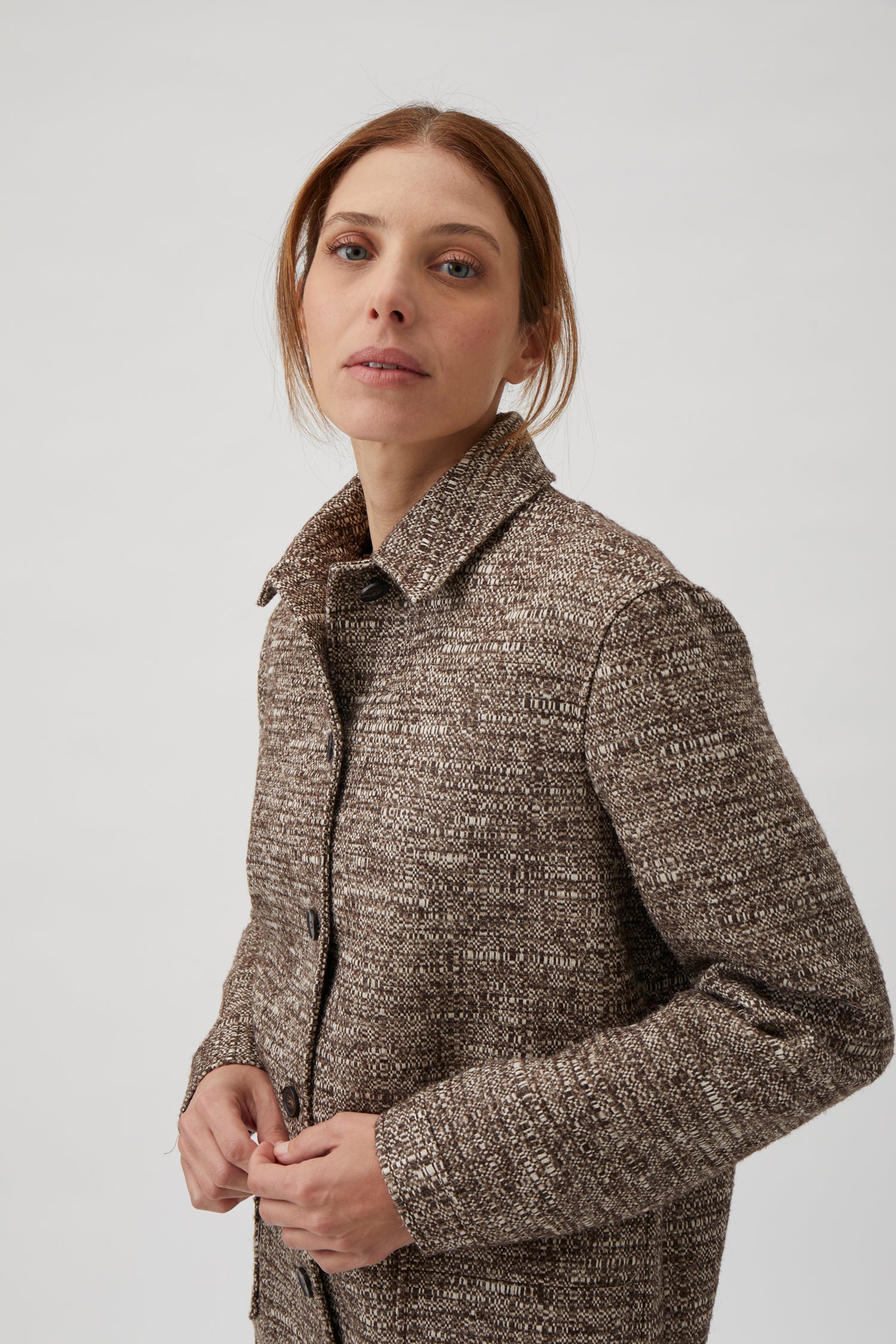 Straight cut tweed jacket - Sample