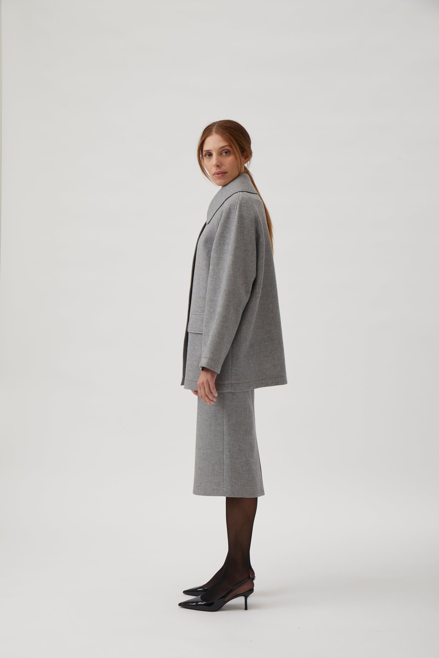 Oversize jacket - Light grey