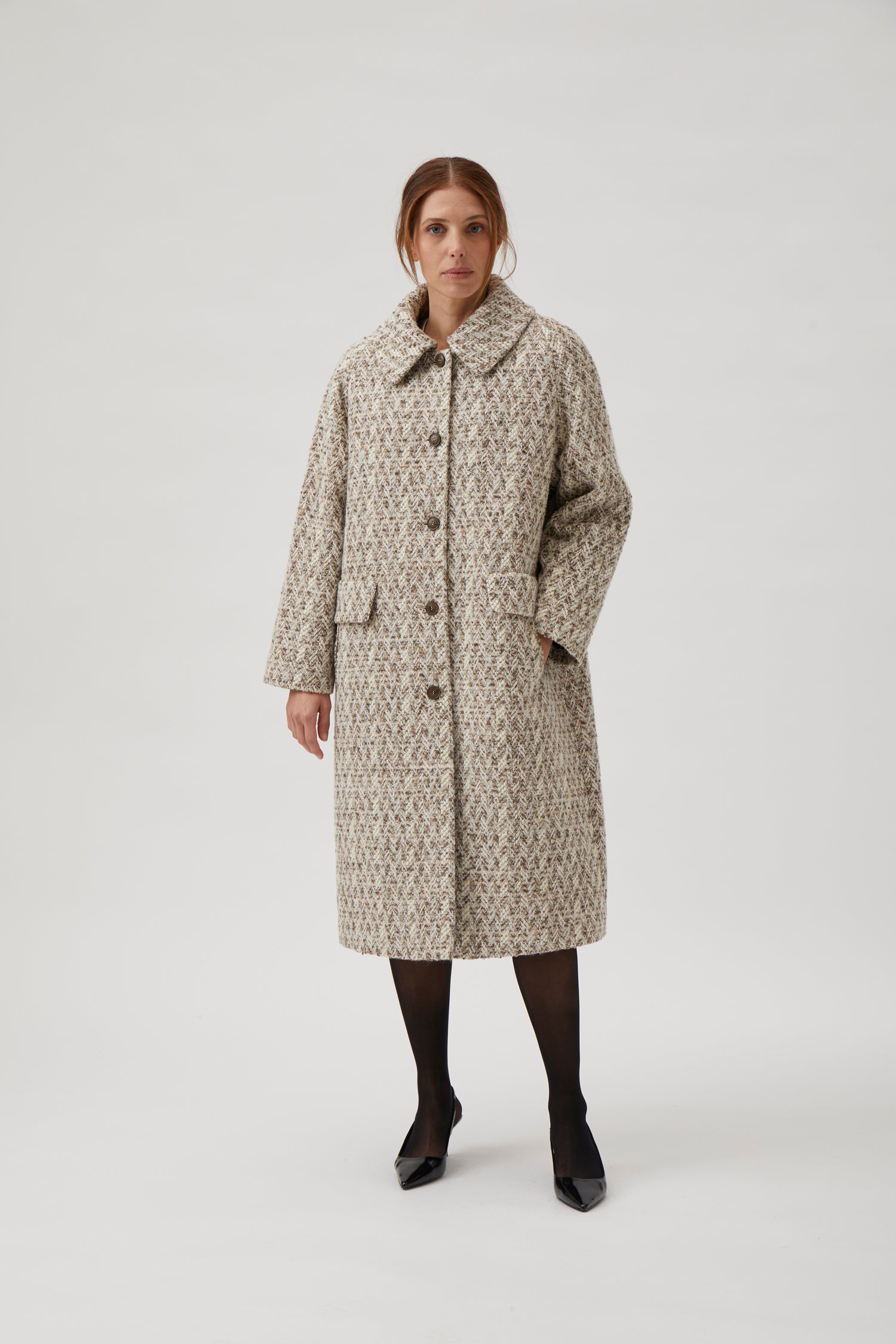 Oversize tweed coat - Sample