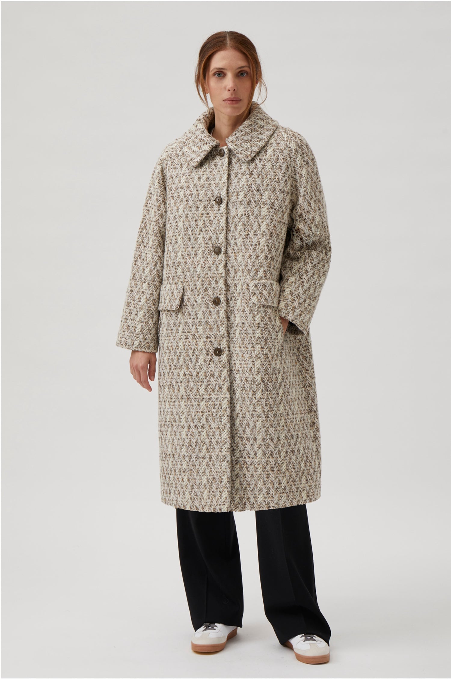 Oversize tweed coat - Sample