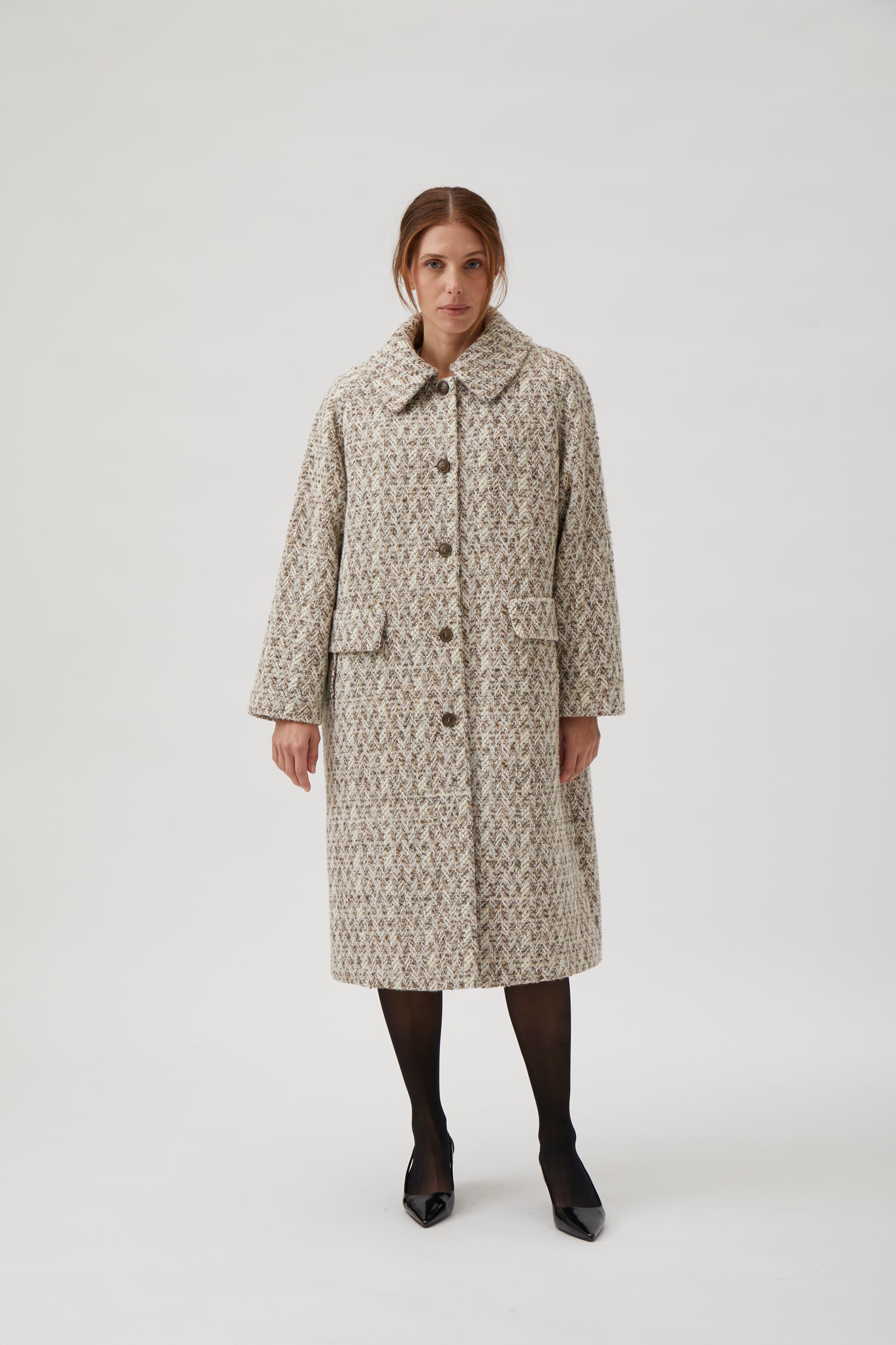 Oversize tweed coat - Sample