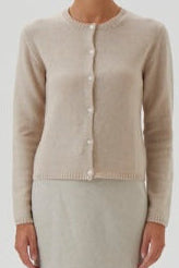 Cardigan With Long Sleeves - Matis - 7069 Light Beige