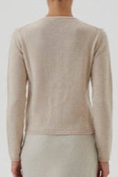 Cardigan With Long Sleeves - Matis - 7069 Light Beige