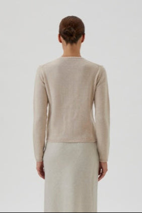 Cardigan With Long Sleeves - Matis - 7069 Light Beige