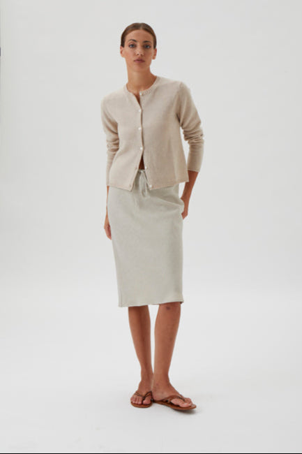 Cardigan With Long Sleeves - Matis - 7069 Light Beige