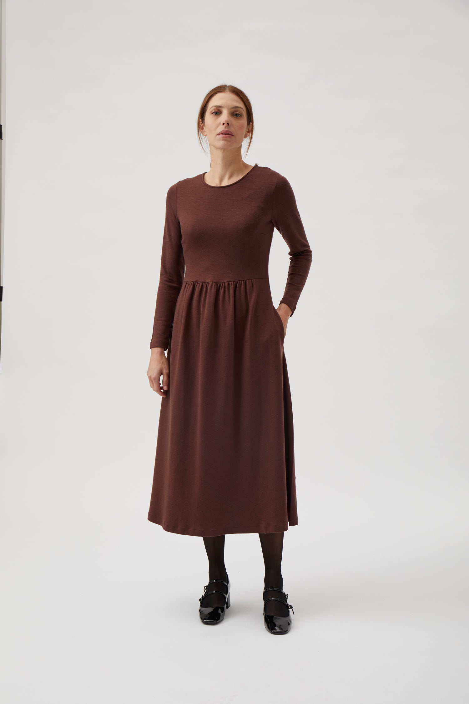 Classic Gug dress, long - Castagne