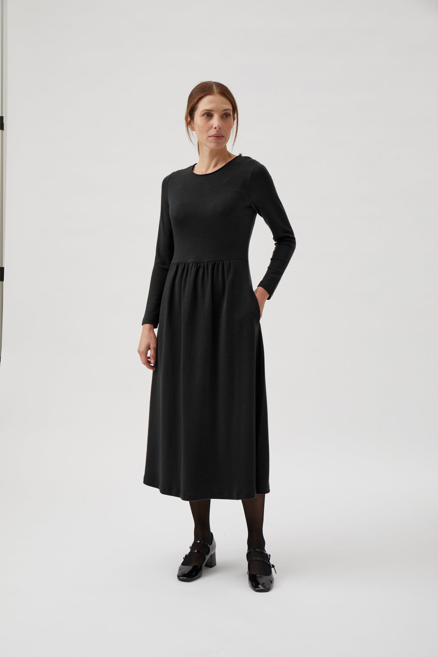 Classic Gug dress, long - Black