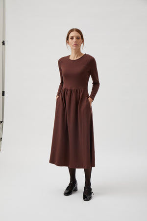 Classic Gug dress, long - Castagne