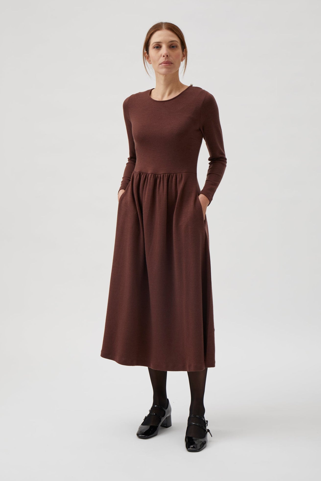 Classic Gug dress, long - Castagne