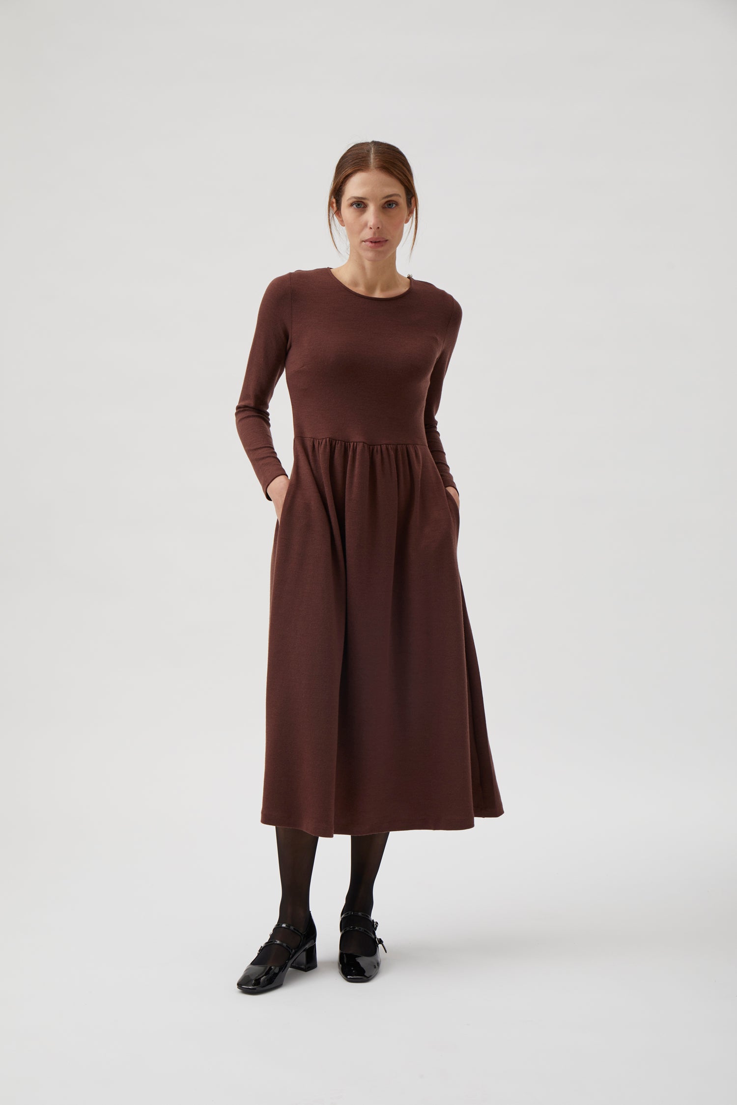 Classic Gug dress, long - Castagne