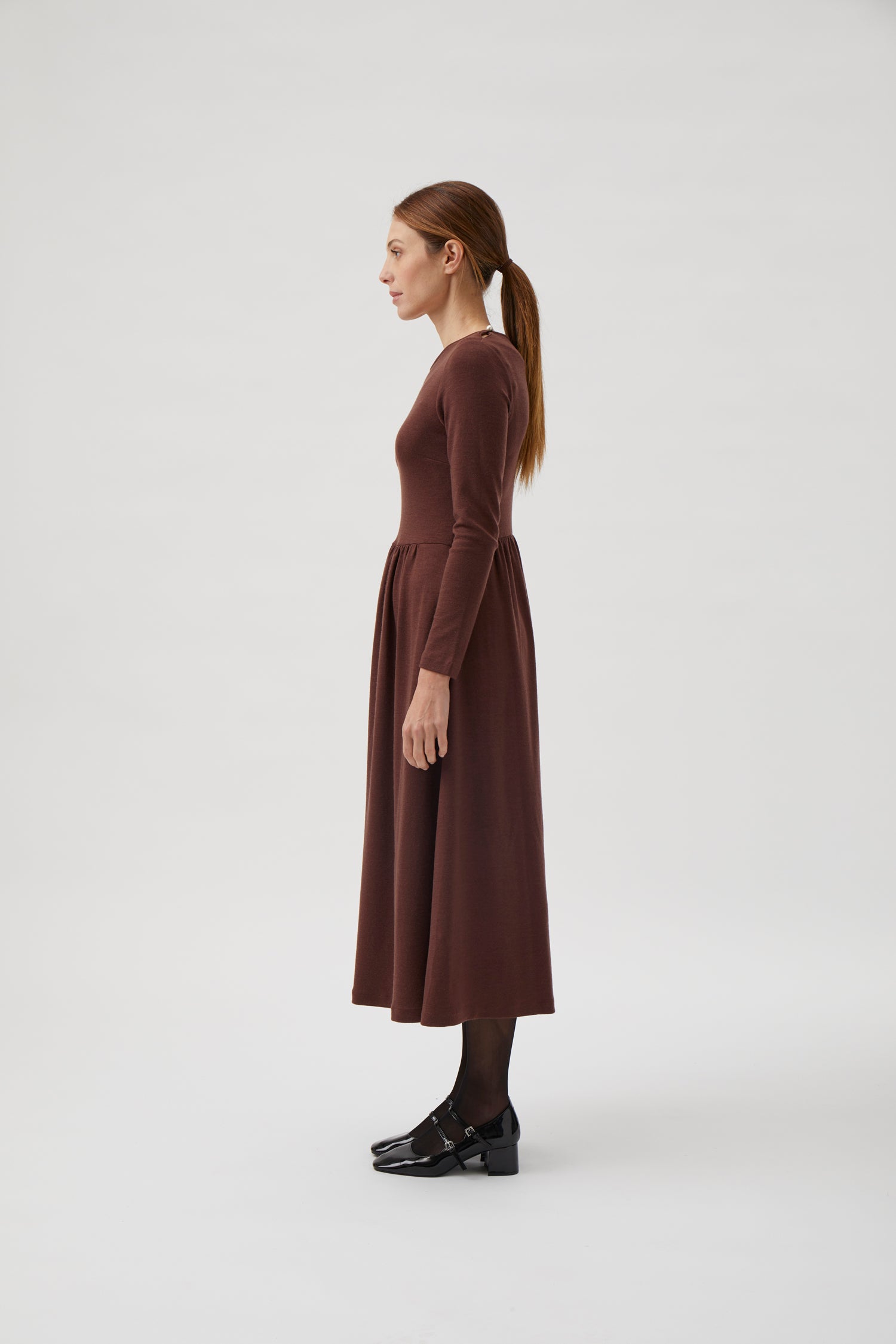 Classic Gug dress, long - Castagne