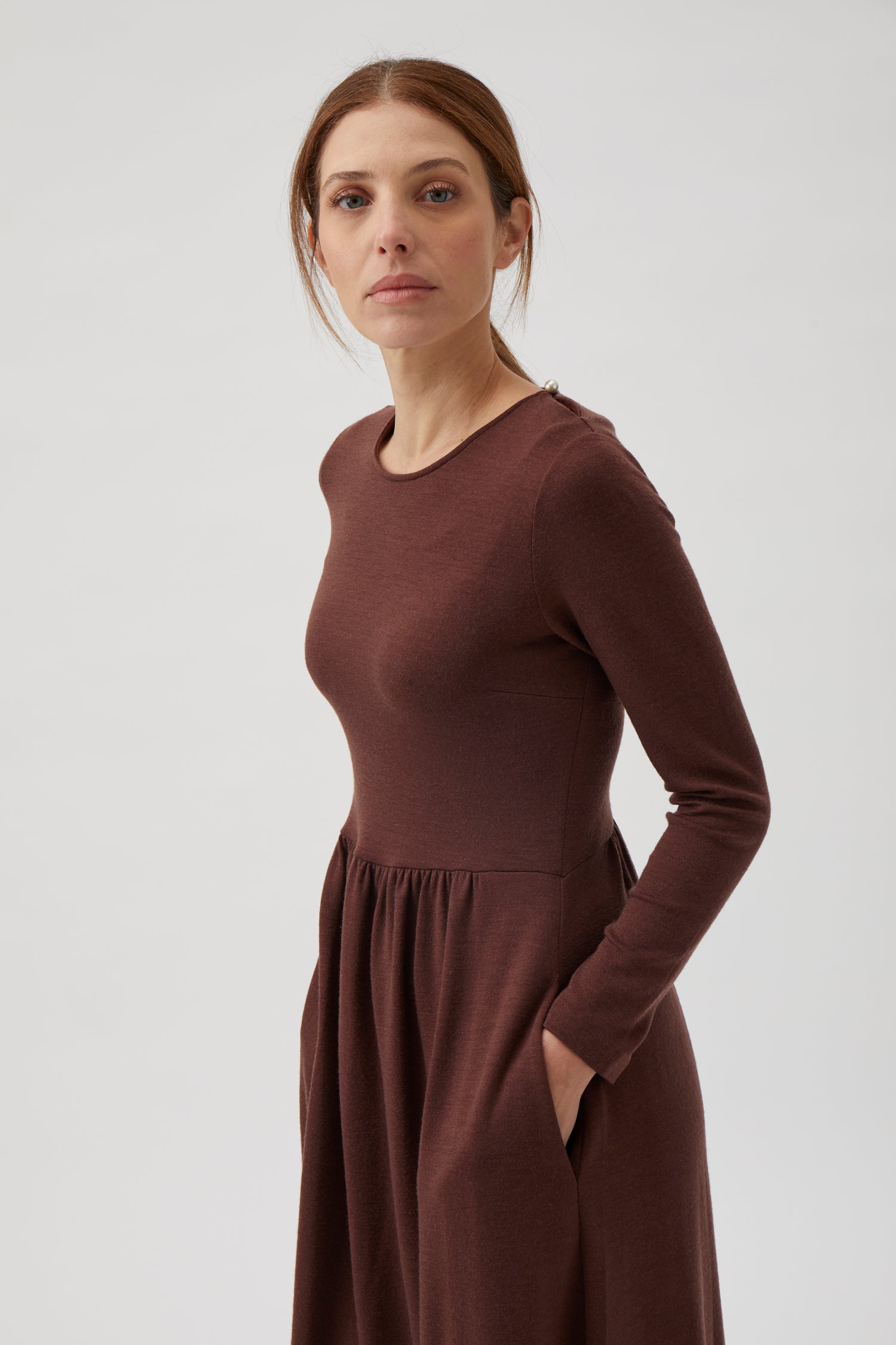 Classic Gug dress, long - Castagne