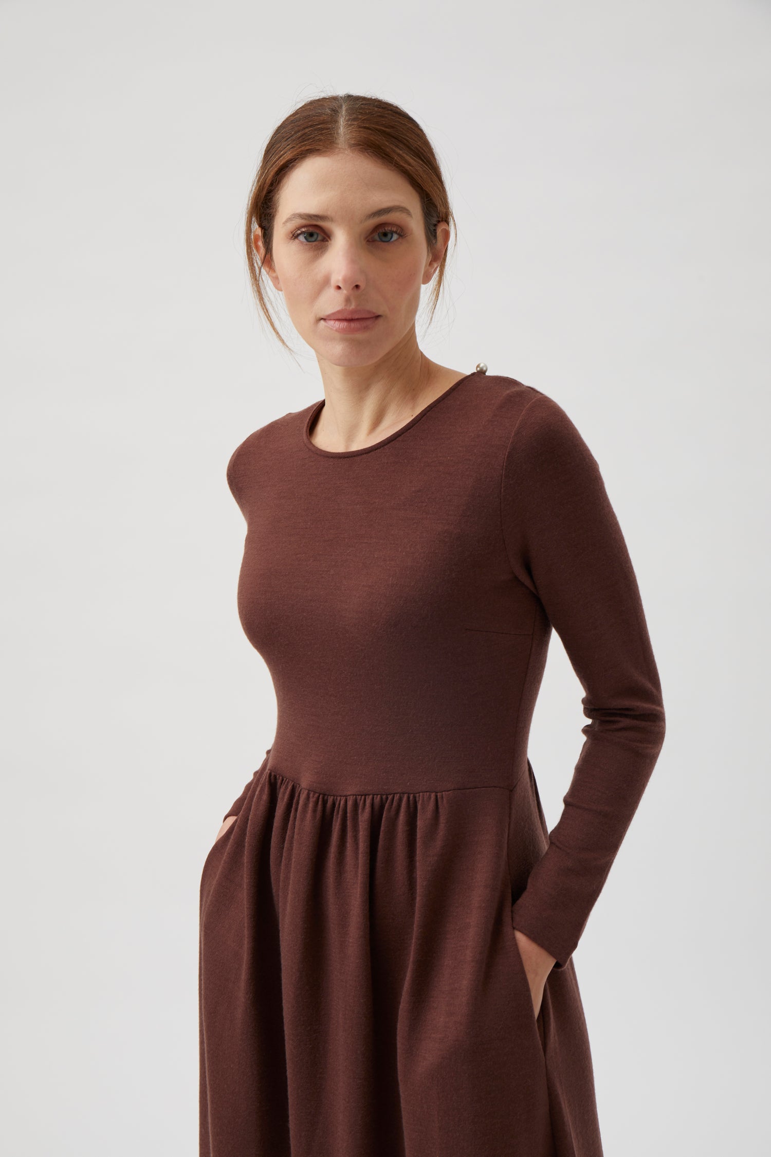 Classic Gug dress, long - Castagne