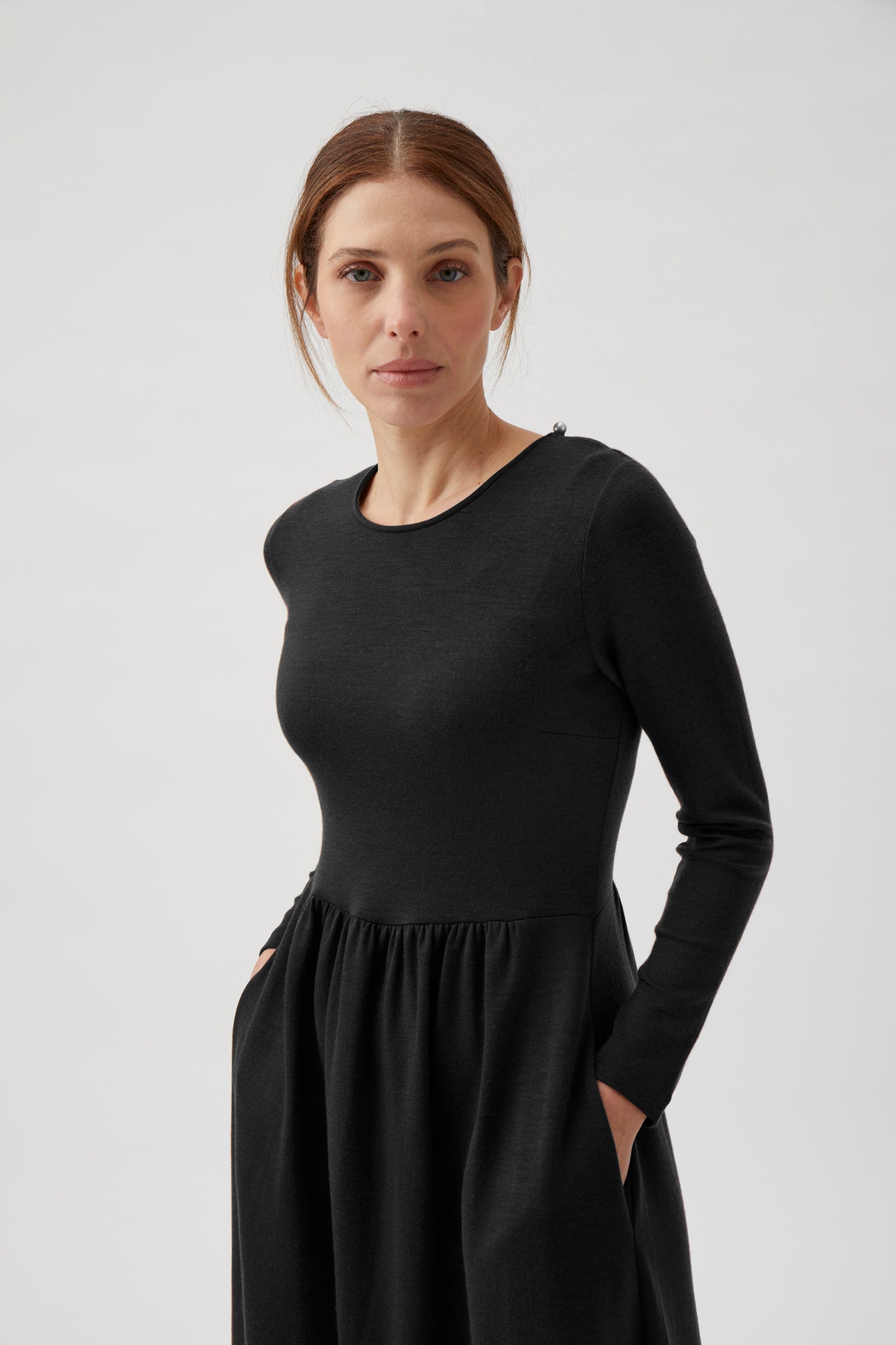 Classic Gug dress, long - Black