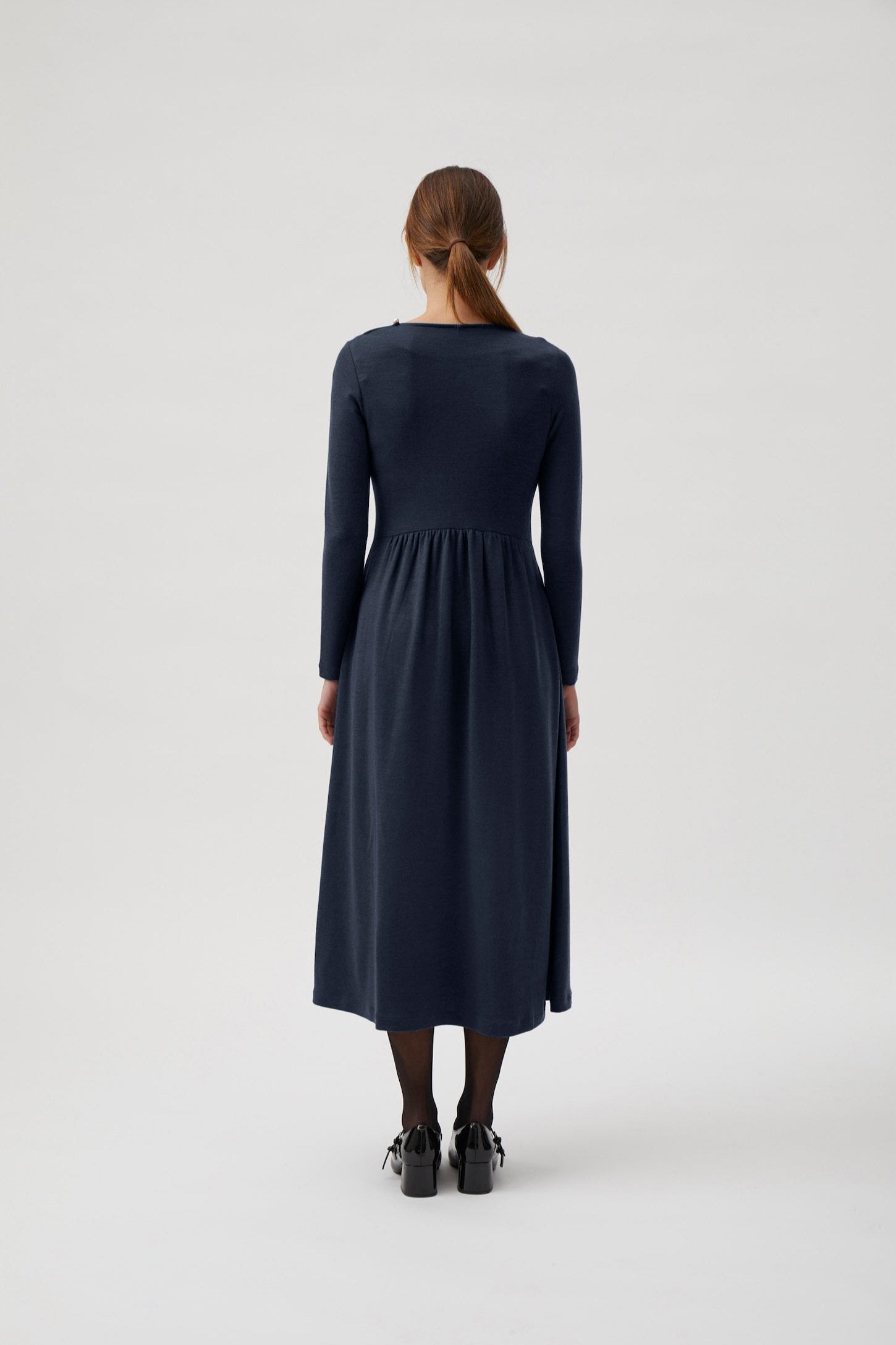 Classic Gug dress, long - Blue