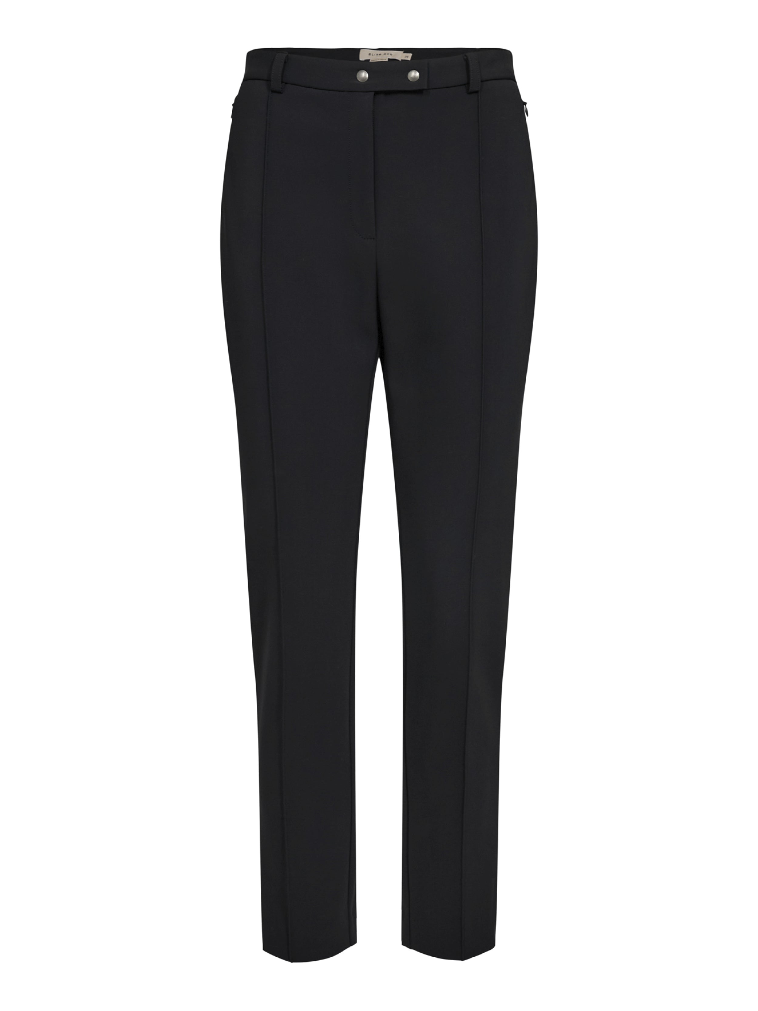 Pants Slim High Waist in Aosta 4019 Black – ELISE GUG