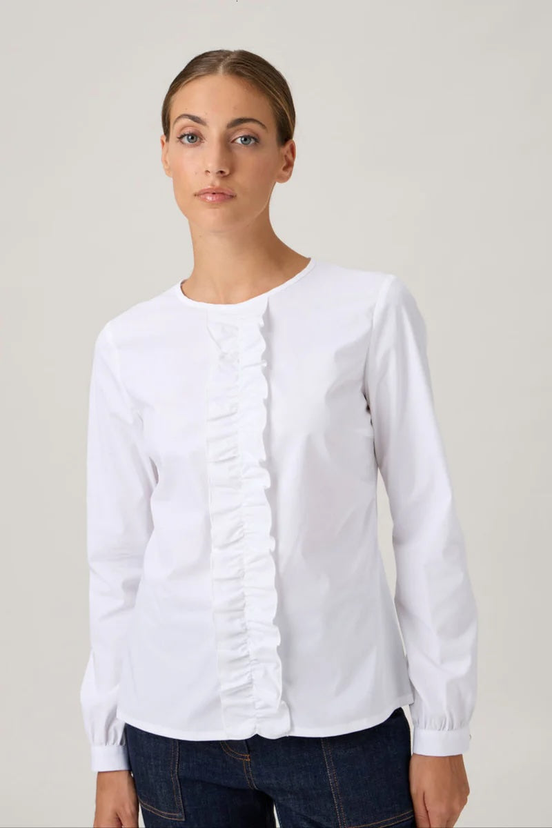 Blouse Rouge In Front – 208 Maxlin 208 White