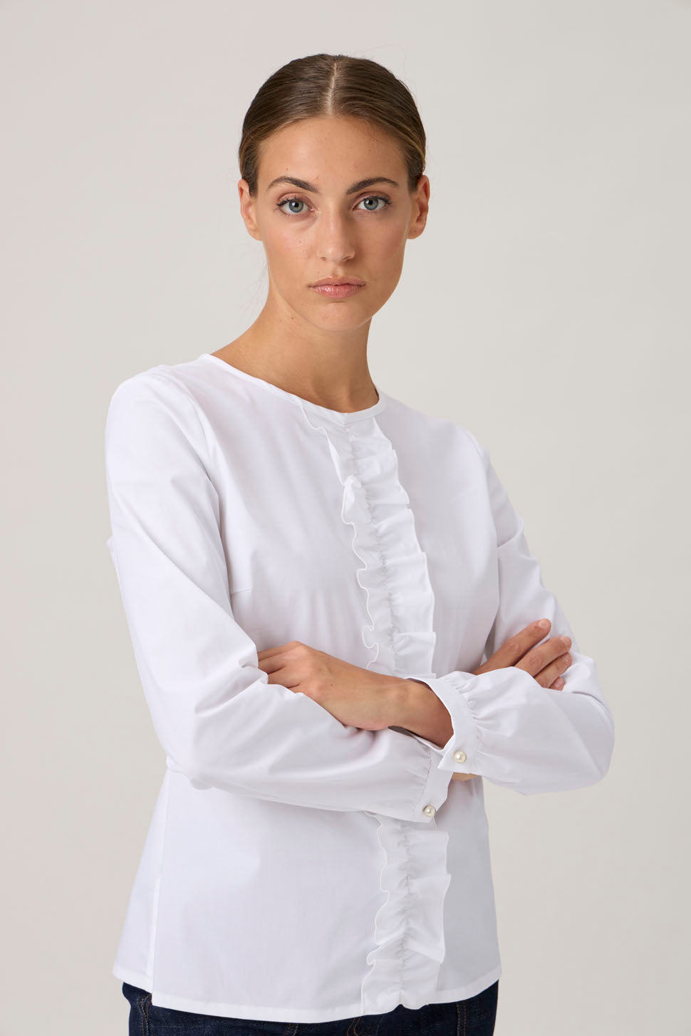 Blouse Rouge In Front - 208 White