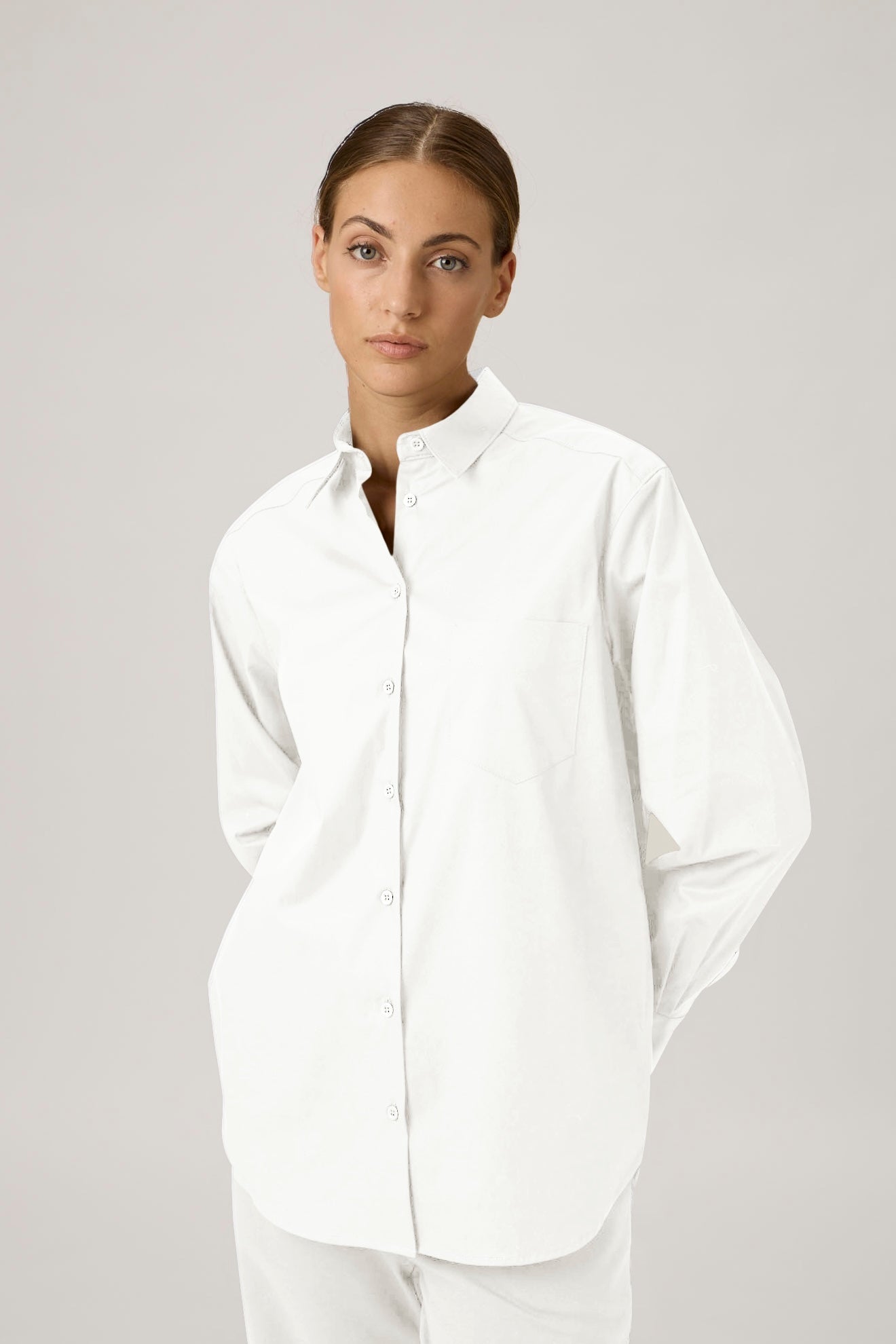 Classic Shirt boyfriend – 2237 White