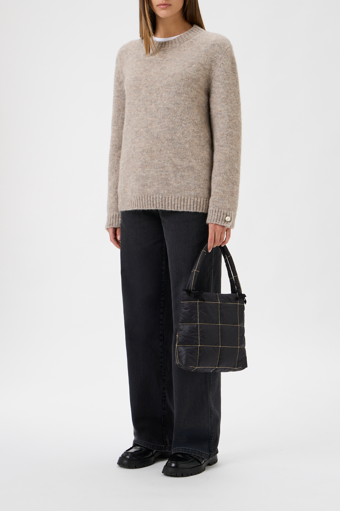 Sweater With Long Sleeves - Bellone - 7079 Light Beige