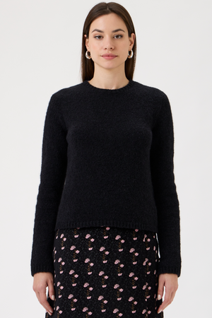 Sweater With Long Sleeves - Matis - 7067-P Black