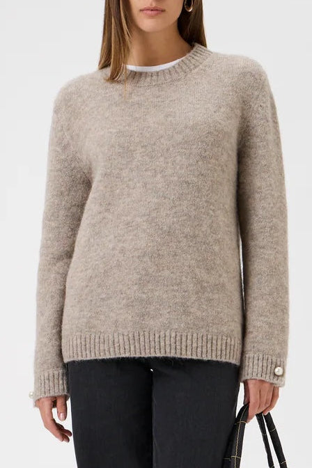 Sweater With Long Sleeves Bellone - 7067P Light Beige