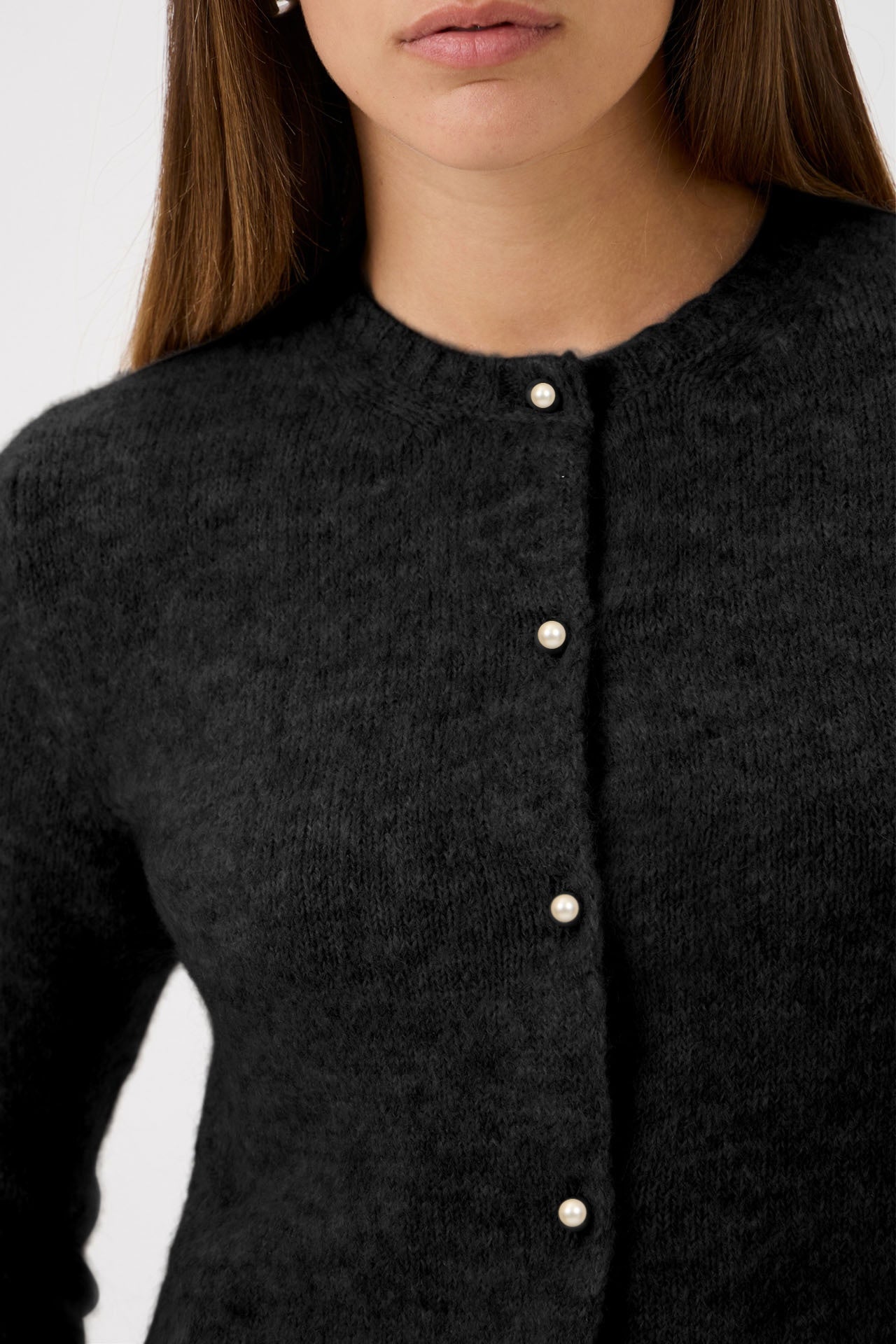Cardigan With Long Sleeves Bellone - 7069 Black