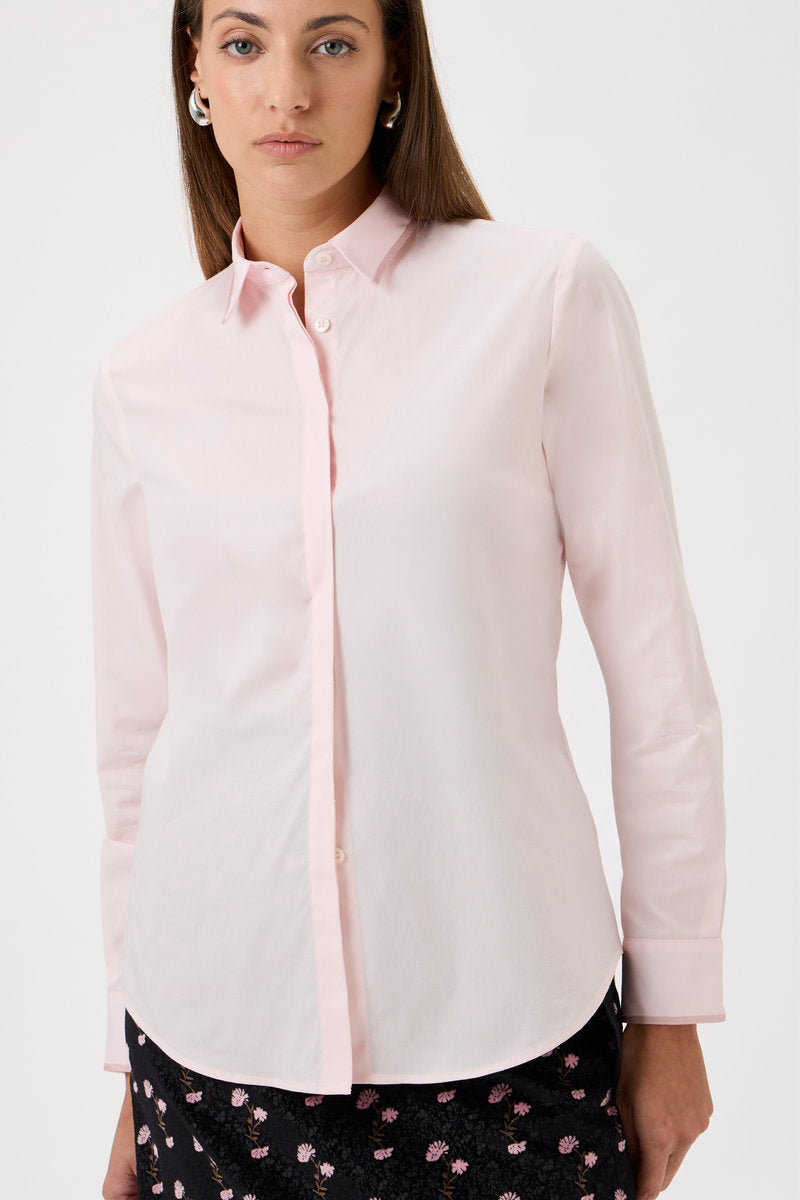 Classic Shirt Grosgrain Details - 2207-CP Rosa