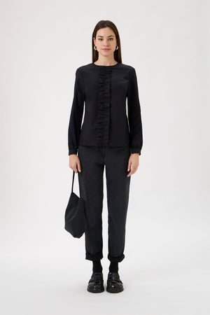 Blouse Rouge In Front - 208 Black