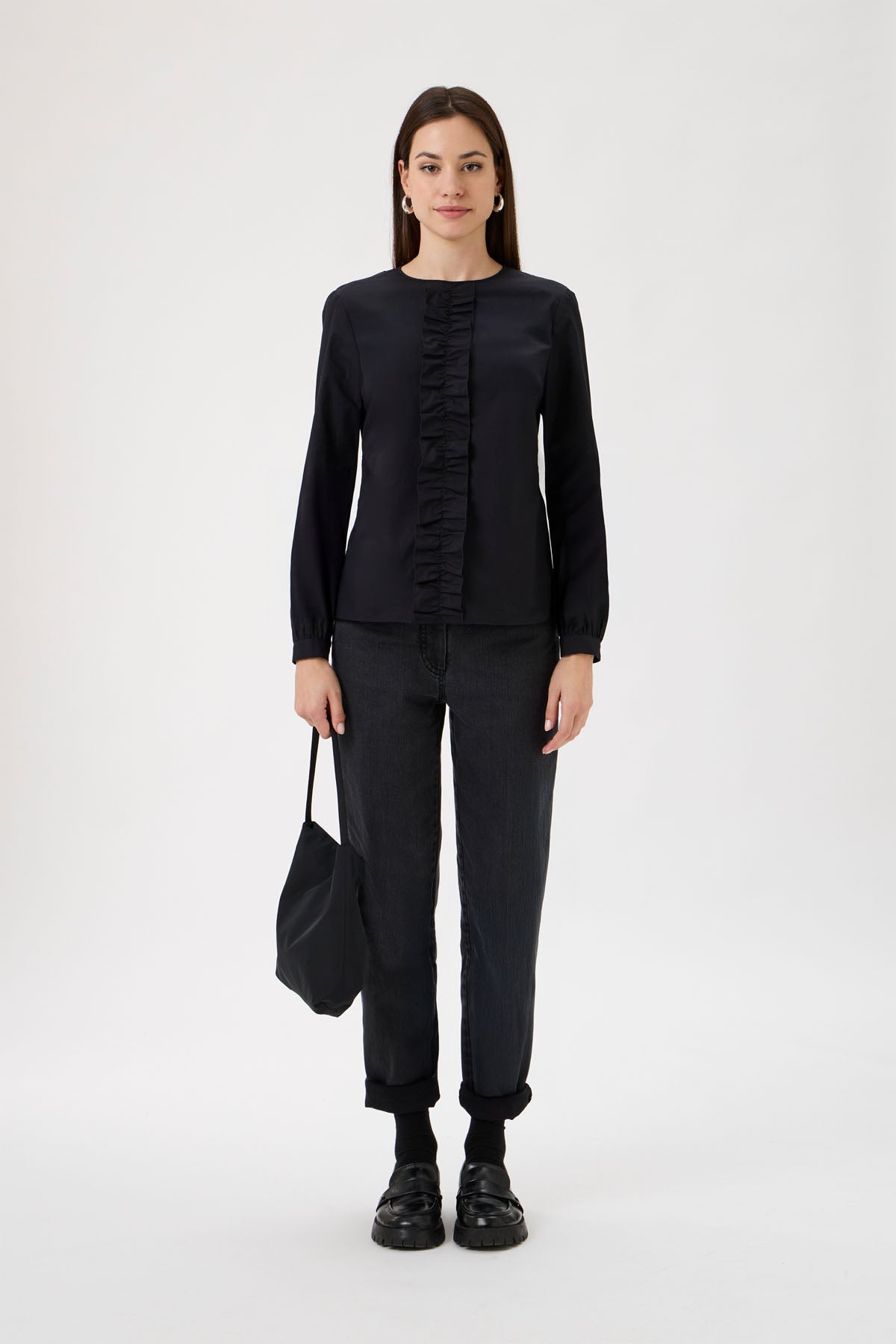 Blouse Rouge In Front - 208 Black