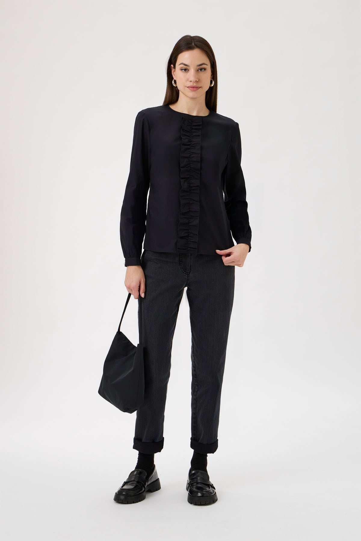 Blouse Rouge In Front - 208 Black