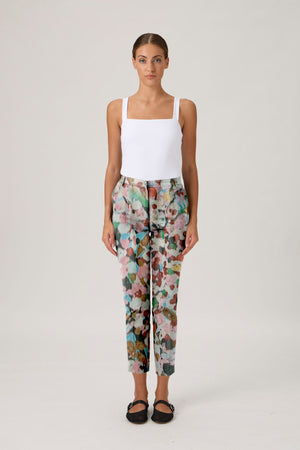 Tailored High-Waist Pants - Fiori