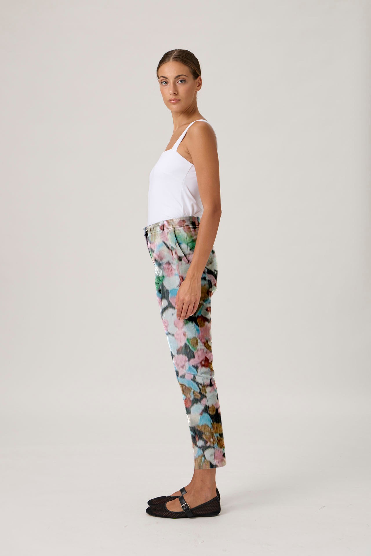 Tailored High-Waist Pants - Fiori