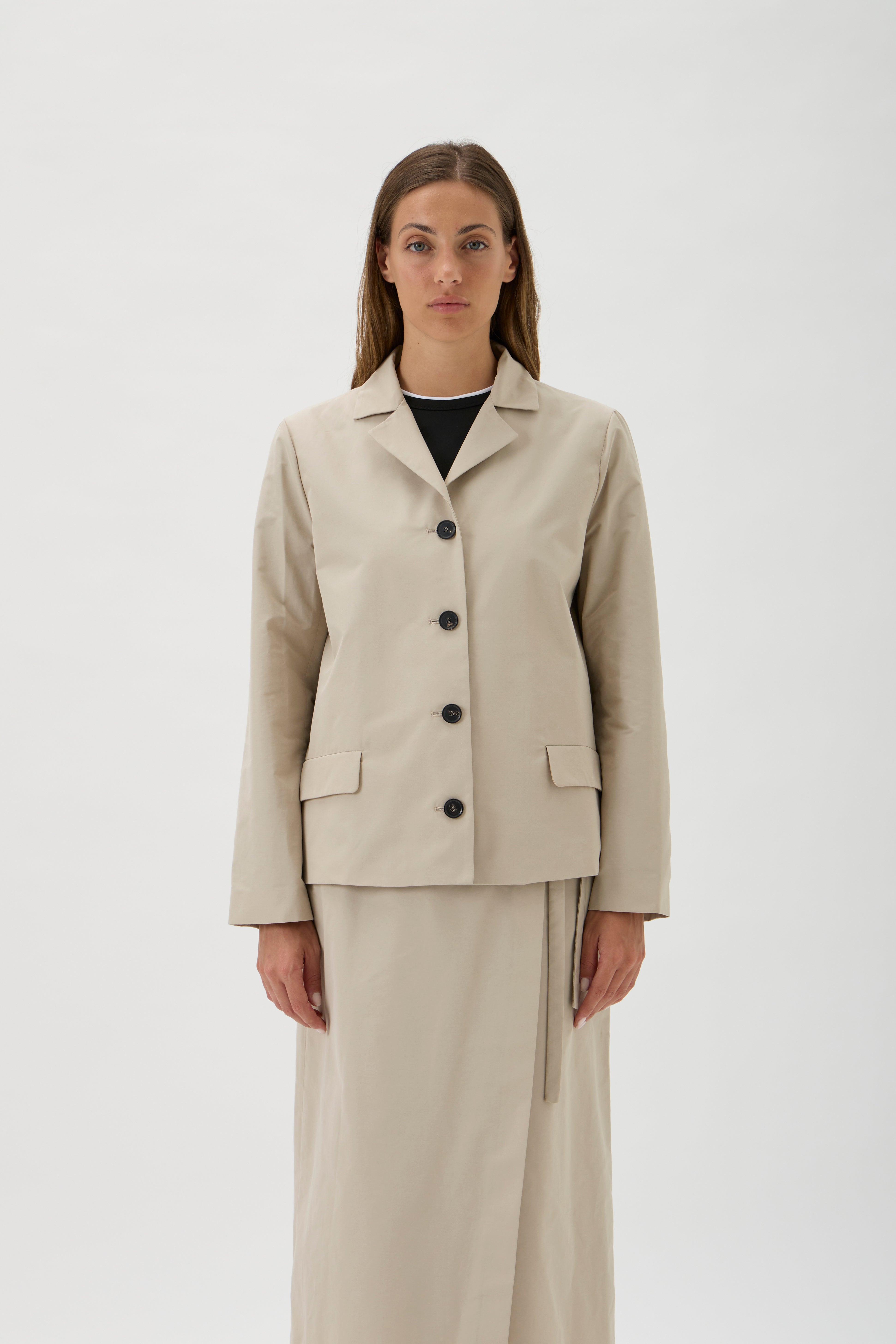Short Classic Jacket – 5035 Canguro 5035 BEIGE