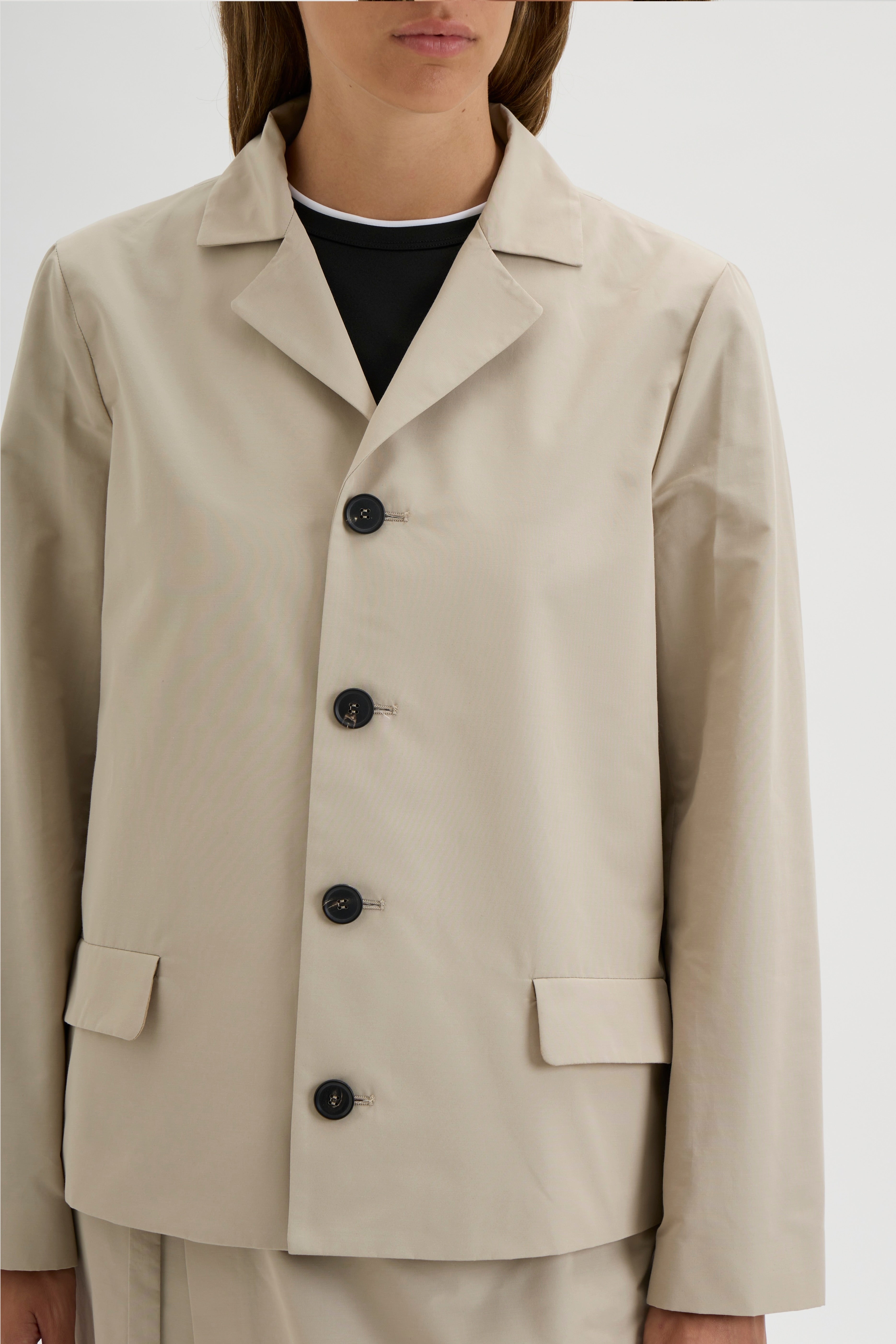 Short Classic Jacket – 5035 Canguro 5035 BEIGE