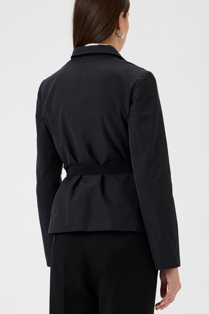 Belted Cotton Blend Jacket – 5040 Canguro