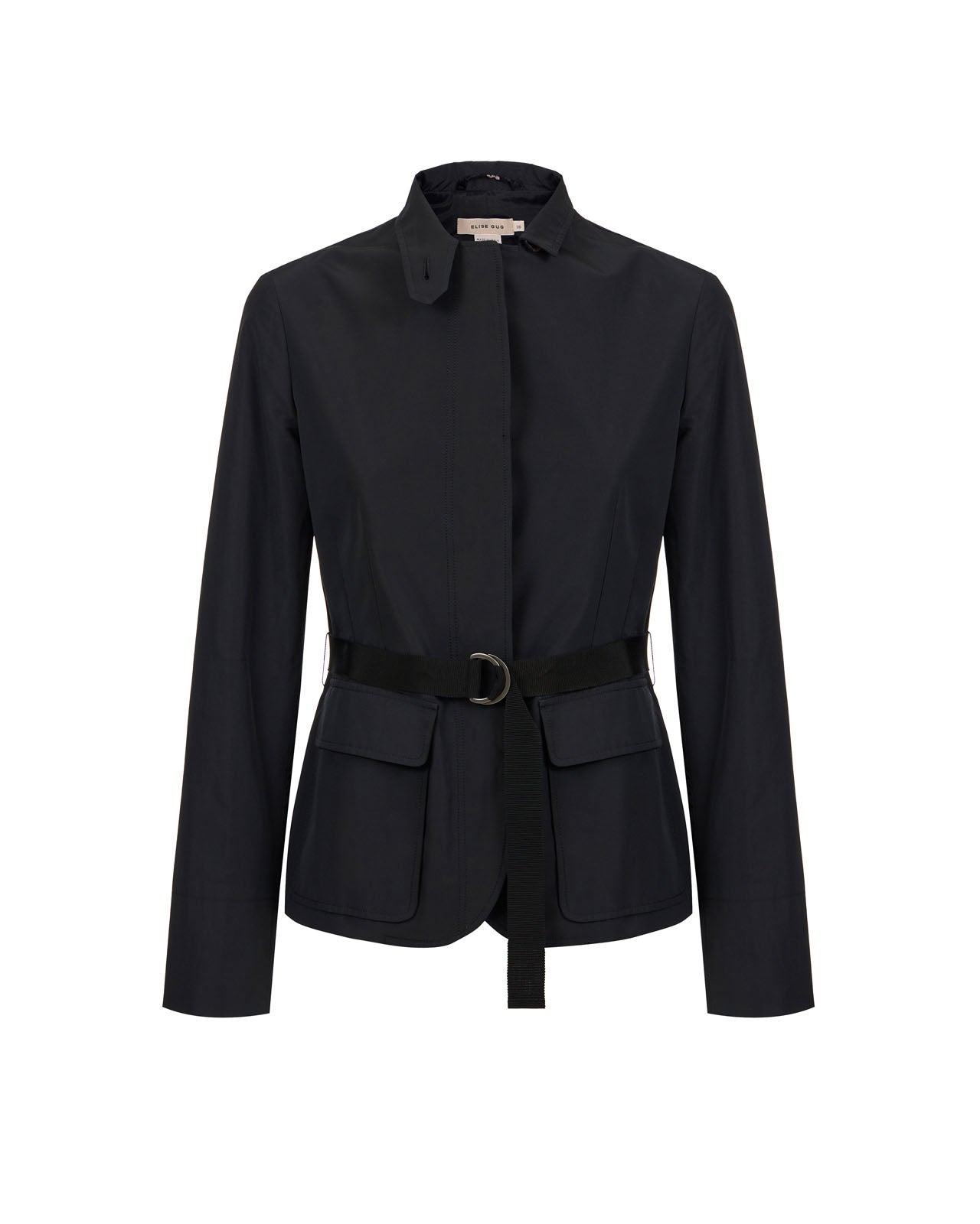 Belted Cotton Blend Jacket – 5040 Canguro