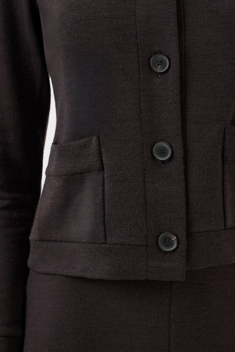 Cardigan With Pockets - Cioccolato