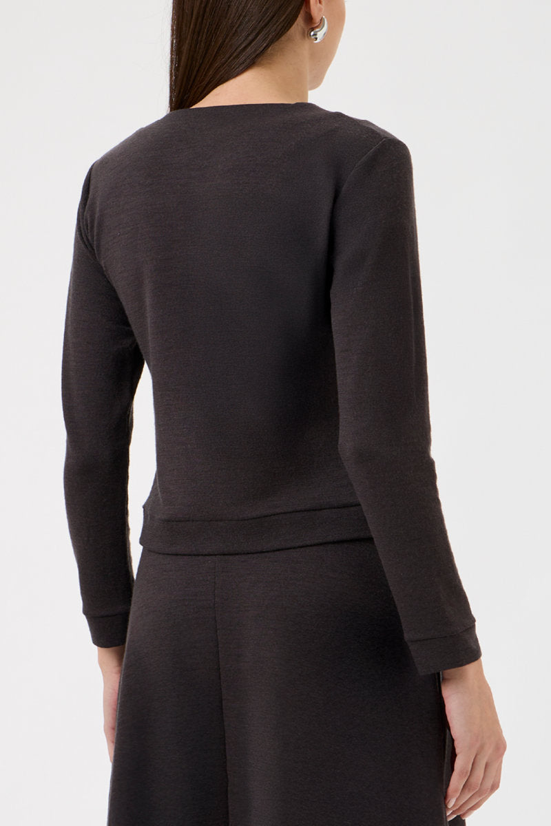 Cardigan With Pockets - Cioccolato
