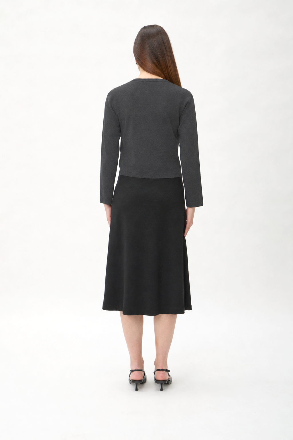 Flared Skirt in Darfo – 3365 Black